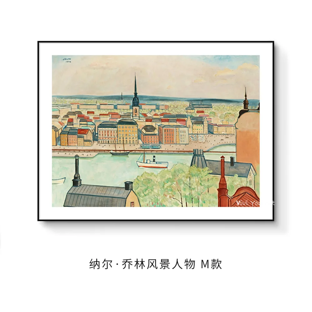 Koop Einar Jolin Klassieke Landschap Poster 100% Handgemaakte Kunst Canvas Schilderij Muur Foto Voor Woonkamer Oosterse Home Decor