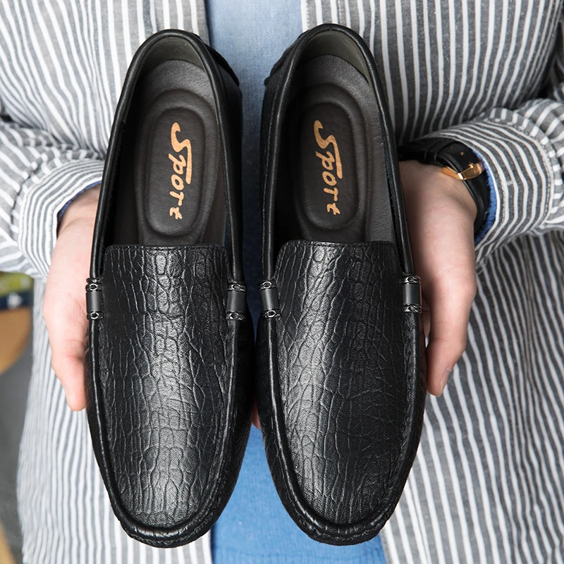 

Luxury Genuine Leather Fashion Men Business Dress Loafers Shoes Breathable Formal Wedding Footwear Mens Casual Luxury Loafers