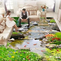 3d natural scenery living room carpet 100 polyester coffee table mat door mat foyer kitchen non slip cushion