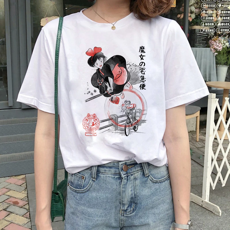 Camisetas mujer манга corta летняя футболка totoro Spirit Away Studio ghiали женская с японским