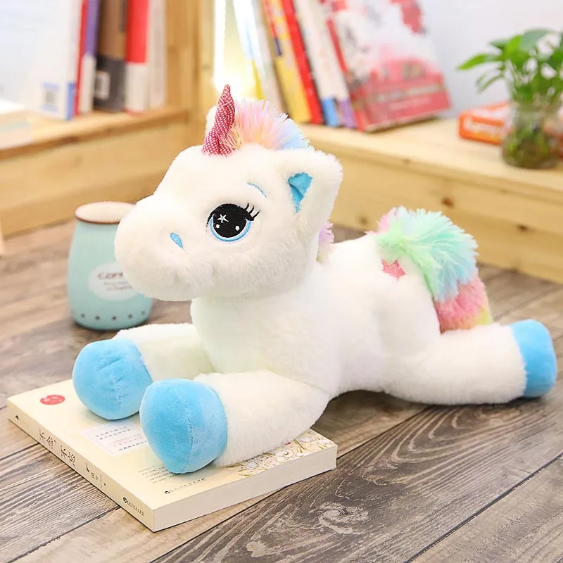 

40cm Rainbow Unicorn Plush Toys Kawaii Kids Toys Stuffed Cartoon Animal Baby Doll Children Christmas Birthday Gift