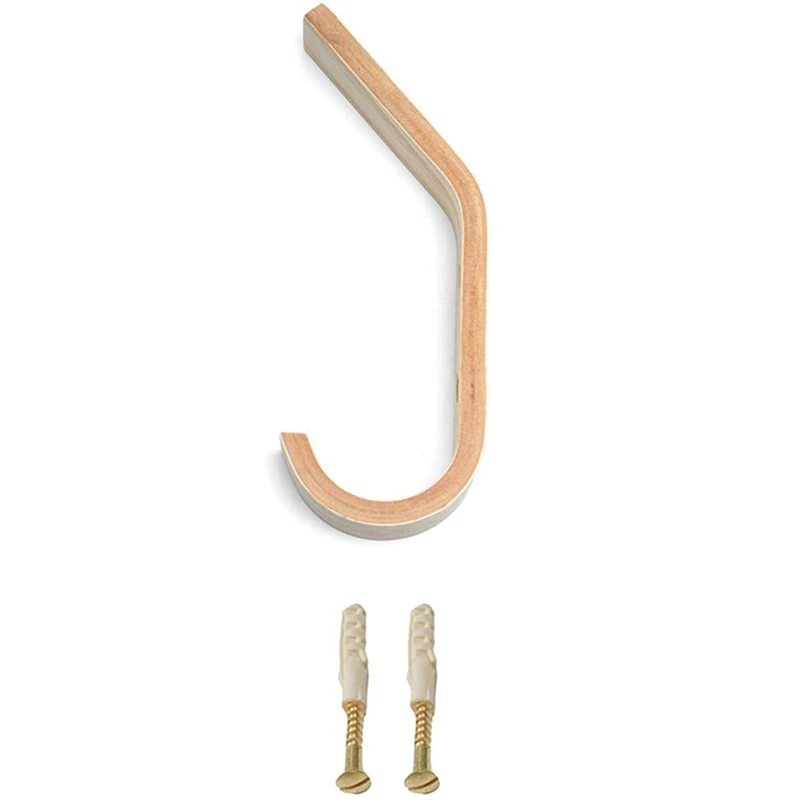 

2 Pcs Wood Coat Hook Wall Mounted Vintage Single Hook & 1Pcs Leaf Shape Back Pillow with Buckwheat Sleep Pillow