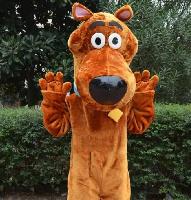 Флуоресцентный костюм-талисман DOO Dog для костюмированной вечеринки в стиле