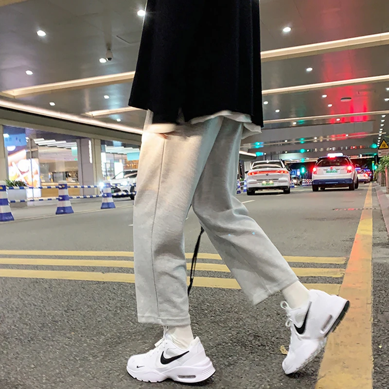 

Pants Men's Korean-Style Trendy Casual Pants Loose Spring Ins Trendy Brand Straight Pants