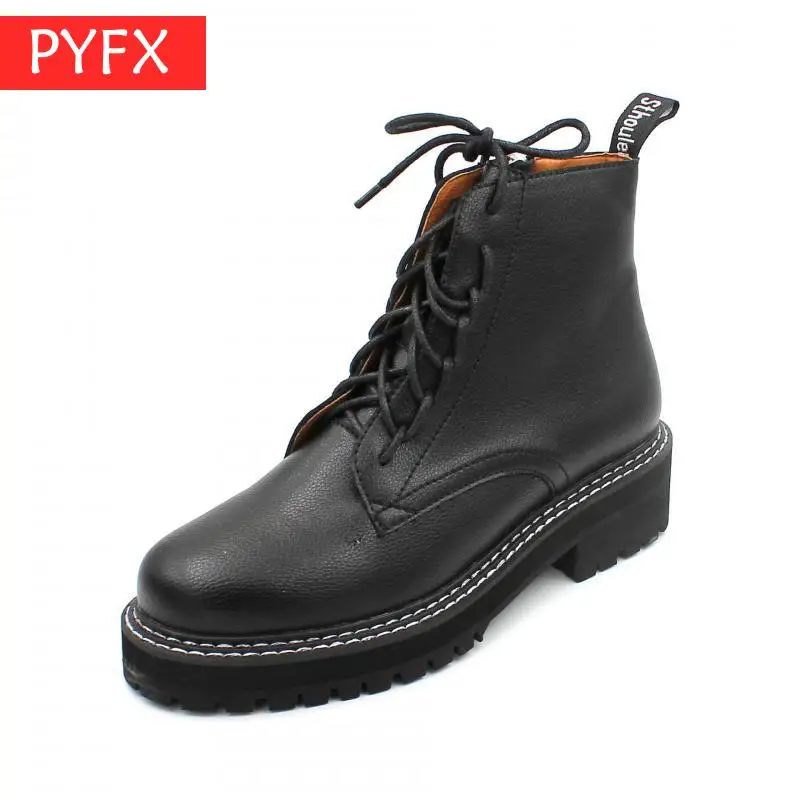 Сезон осень зима Новинка 2019 года Модные женские мотоциклетные ботинки в