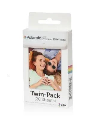 Polaroid Instax 2x3 дюйма Премиум ZINK пленка фотобумага двойная упаковка 20/50 листов для Snap Touch Z2300 SocialMatic мгновенный принтер
