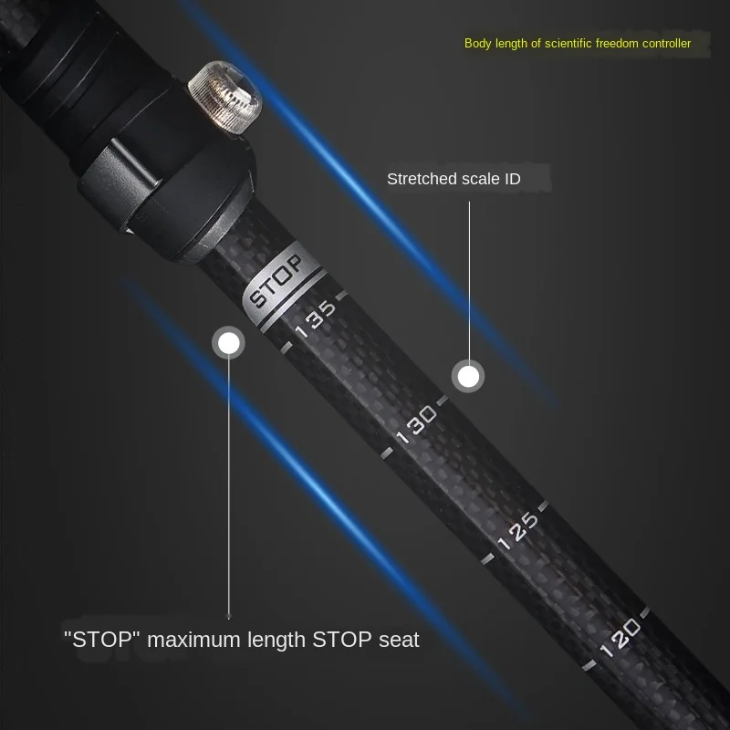 

Ultralight Carbon fiber 3Sections Walking Poles Adjustable Trekking Poles Telescopic Walking Sticks Anti Shock Hiking Stick