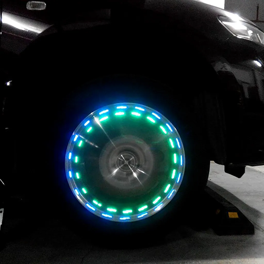Автомобильные ступицы колеса шины Солнечный светодиодный декоративный