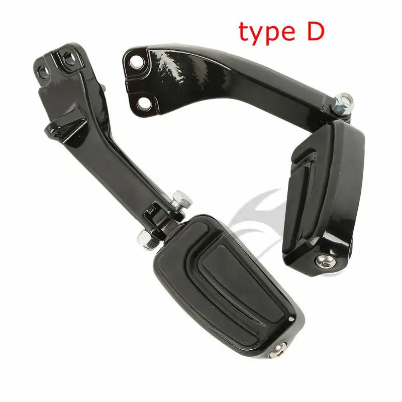 Мотоциклетные задние крепежные скобы для пассажирских ножек Harley Dyna Glide Wide Fat Bob Low