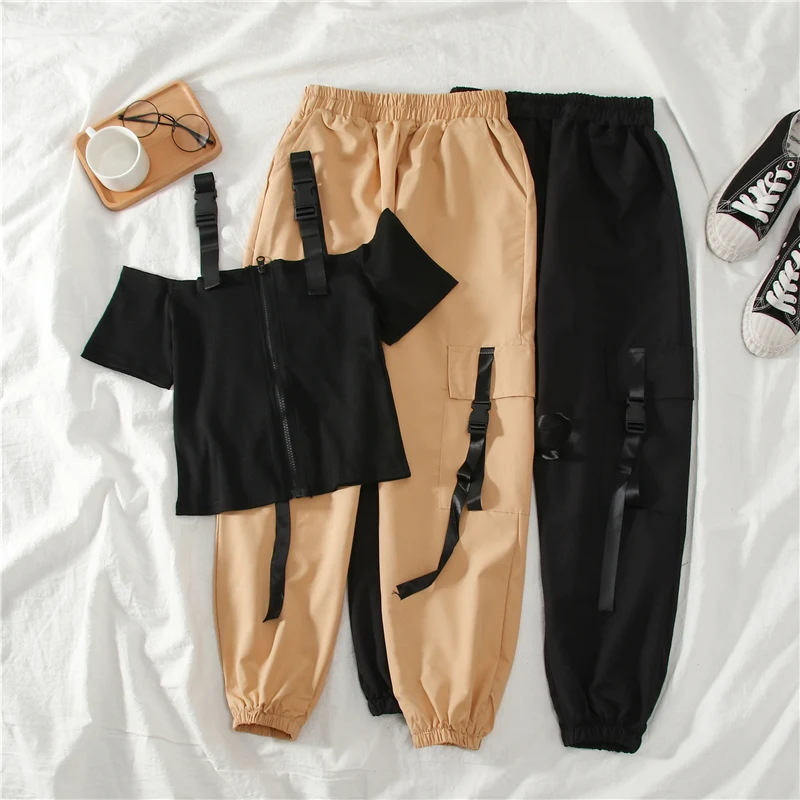 Комплект одежды в стиле сафари для женщин длинные брюки-султанки винтажная