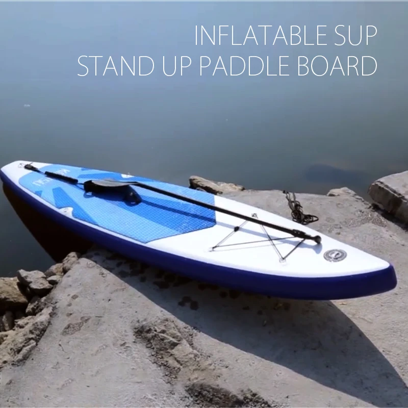 

Suprihoo Stand-up Inflatable Paddle Board Board Inflatable Racing Surf Board Water Skiing Yoga Fishing Platform Gear