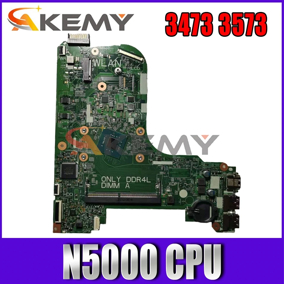 

Akemy 17831-1 3C99P для Dell Inspiron 3473 3573 Материнская плата ноутбука CN-0D95JV D95JV N5000 Процессор материнская плата 100% тестирование