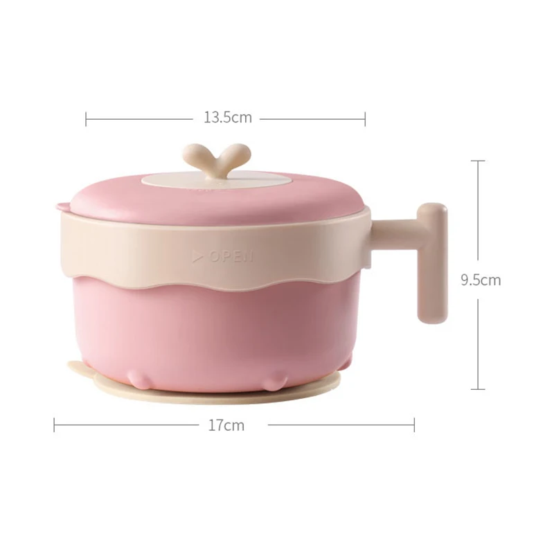 

Food Warm Injection Hot Water Insulation Kids Dishes Tableware Baby Sucker Feeding Bowl Plate Cute Gadgets