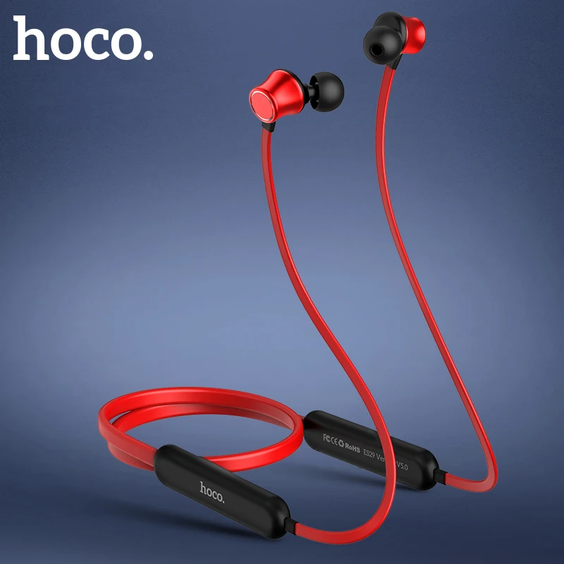 Спортивные Bluetooth наушники HOCO беспроводные с микрофоном стерео объемными басами
