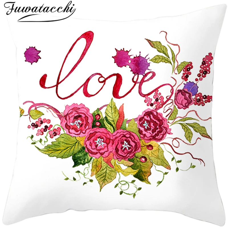 Наволочка Fuwatacchi для подушки на День святого Валентина декоративная наволочка