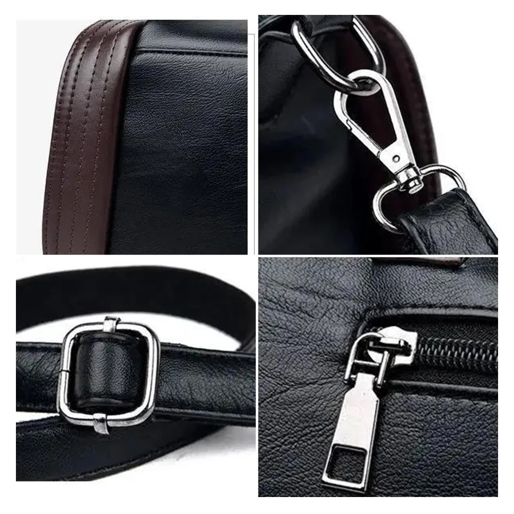 vintage high quality leather luxury handbags women bags designer shoulder crossbody bags for office lady work casual bags free global shipping