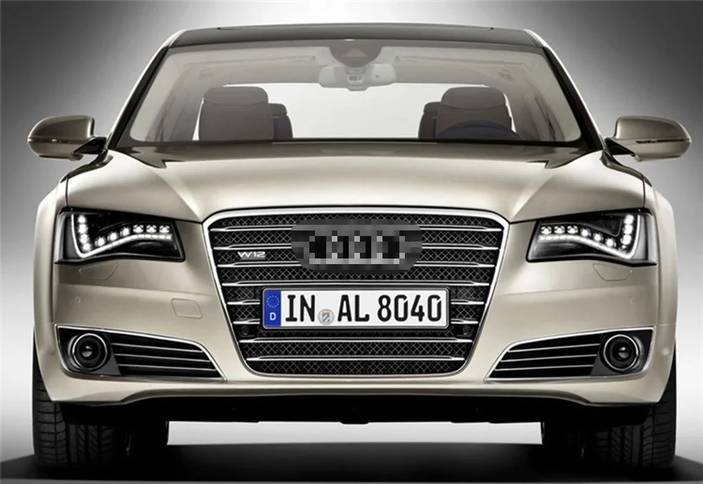 Автомобильные фары объектив для Audi A8 2011 2012 2013 Замена Передняя авто крышка