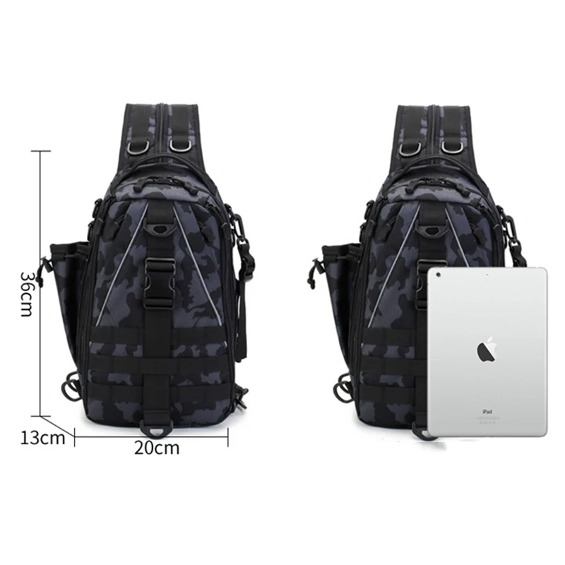 

NANCYTINO Trekking Backpack Sports Climbing Shoulder Bags Tactical Camping Hunting Daypack Fishing Outdoor Military Shoulder Bag