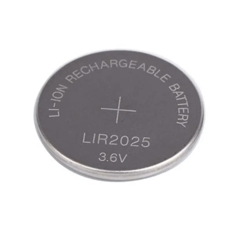 

LIR2025 Rechargeable Battery 3.6V Remote Car Key Shell Cover Button Battery