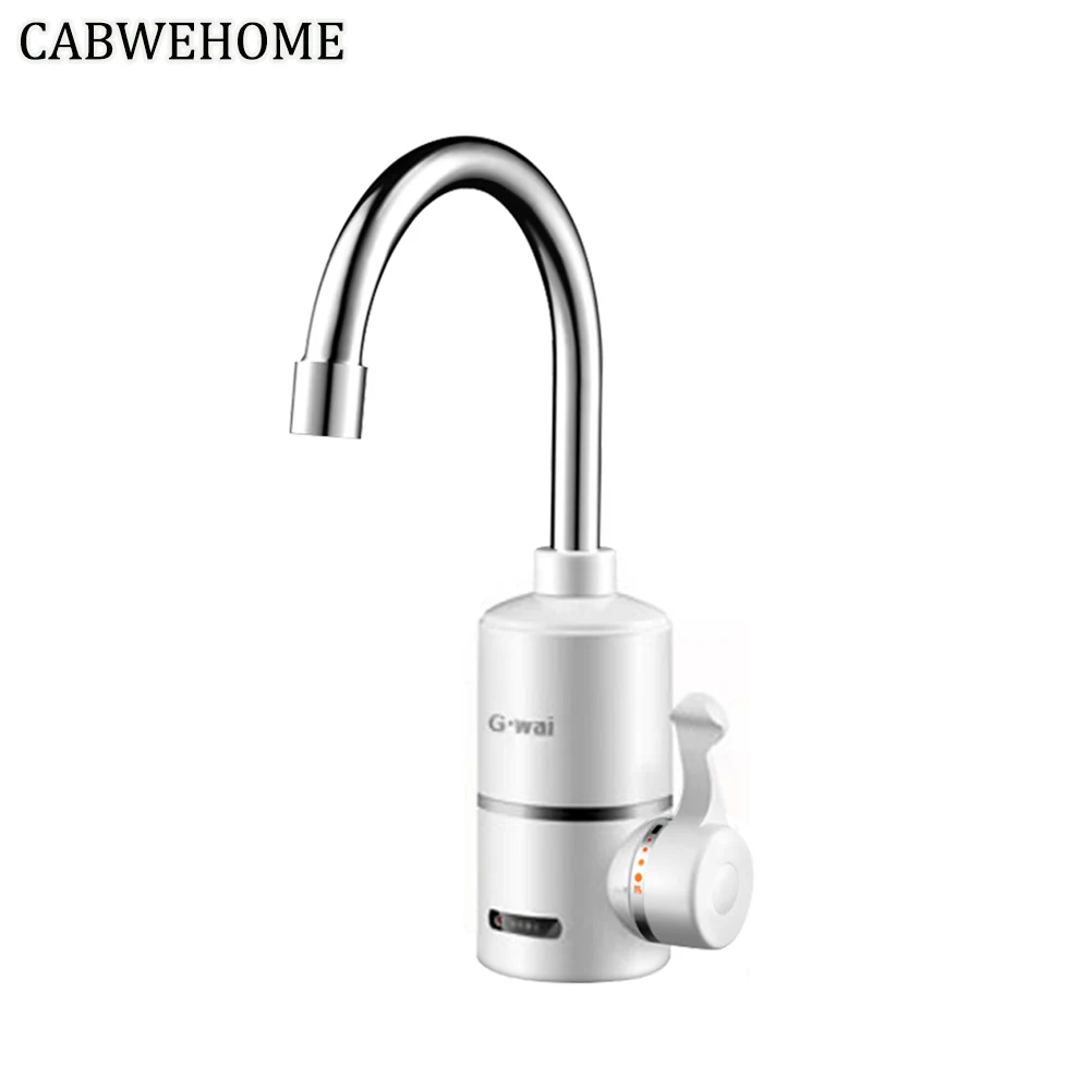 CABWEHOME 3000 Вт мгновенный проточный Электрический нагреватель горячей воды кран
