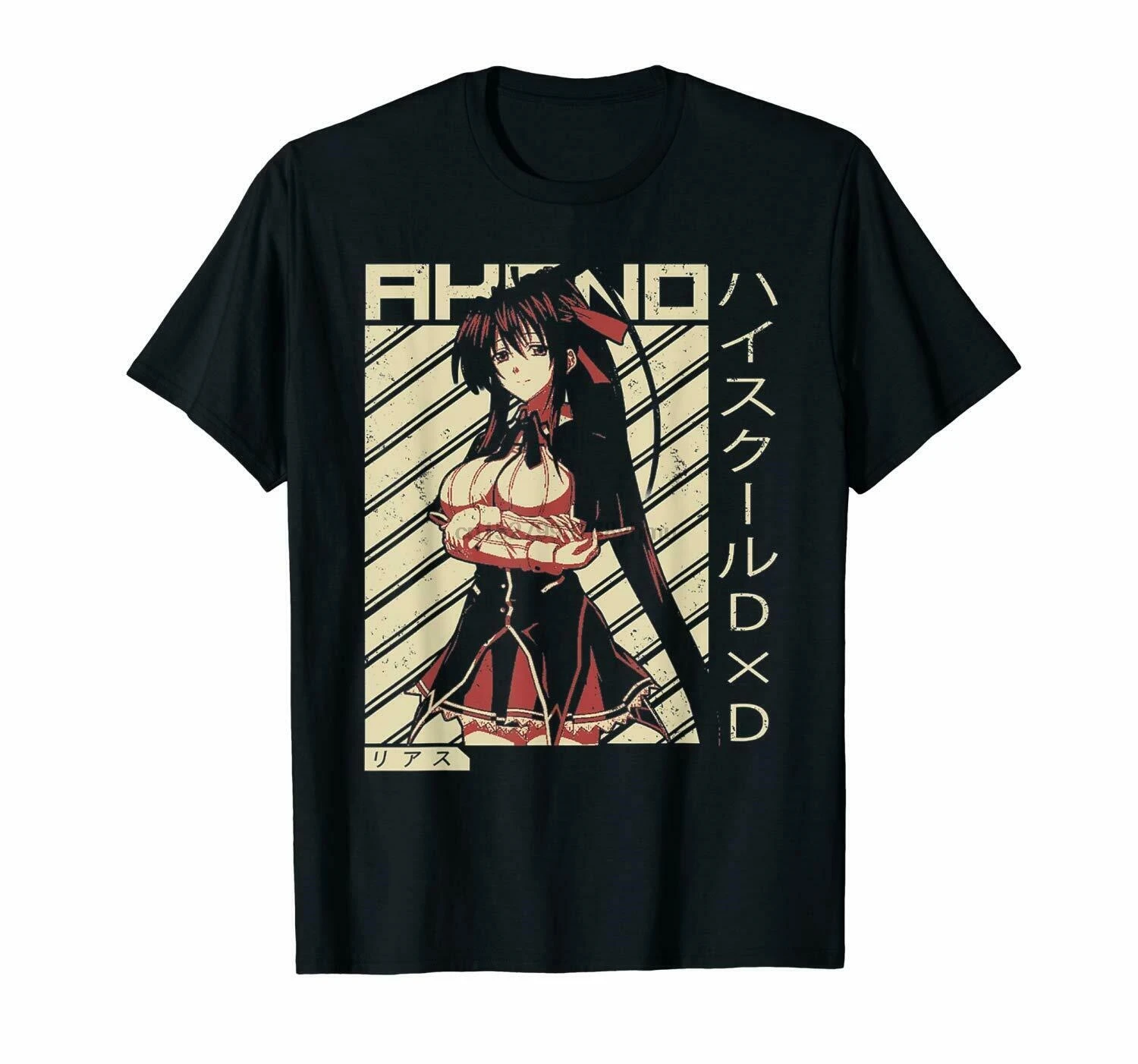 Старшая школа DxD Akeno Himejima манга черная футболка Rias Gremory Asia серебро - купить по