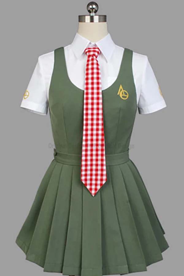Супер Danganronpa Dangan Ronpa 2 Mahiru Koizumi Косплей Костюм Униформа жилет юбка рубашка галстук