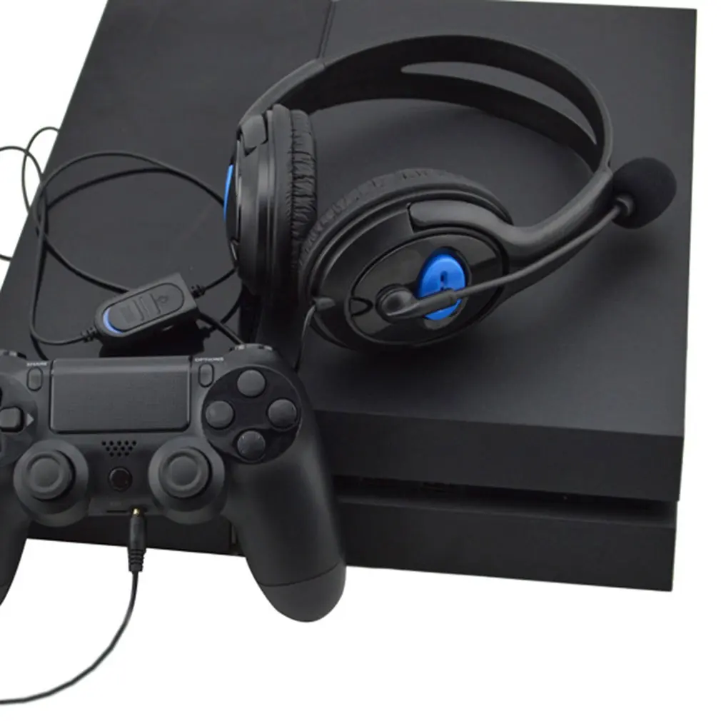 Наушники для Sony PS4 1 шт. стерео Проводная игровая гарнитура наушники с микрофоном