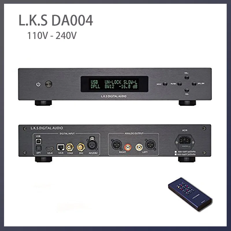 L. K.s аудио декодер с двумя USB портами ES9038pro флагманский DAC DSD I2S коаксиальный