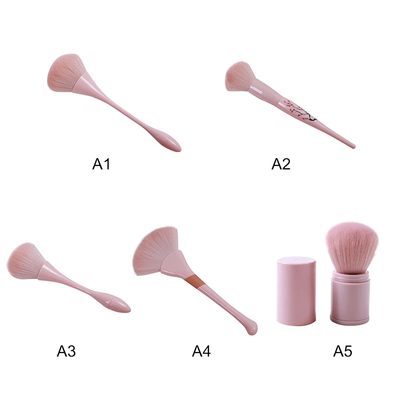 

Fashion Makeup Brush Plastic Handle Makeup Brush Loose Powder Foundation Brush Blush Smudge-proof Brush Cosmetic Tool Pro