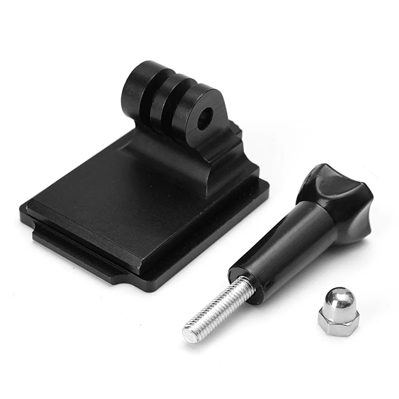 Алюминиевый черный шлем фиксированное Крепление для GoPro Hero 8 7 6 SJCAM SJ4000 Спортивная