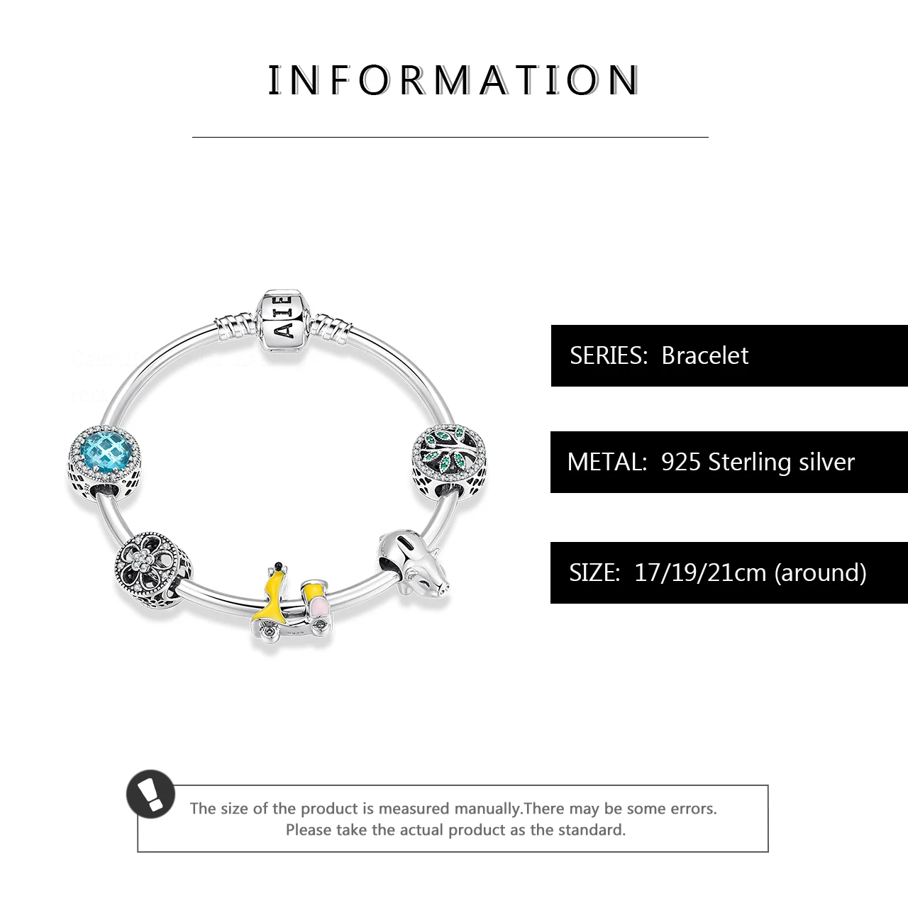 Женский браслет из стерлингового серебра 925 пробы с зеленым деревом жизни милым