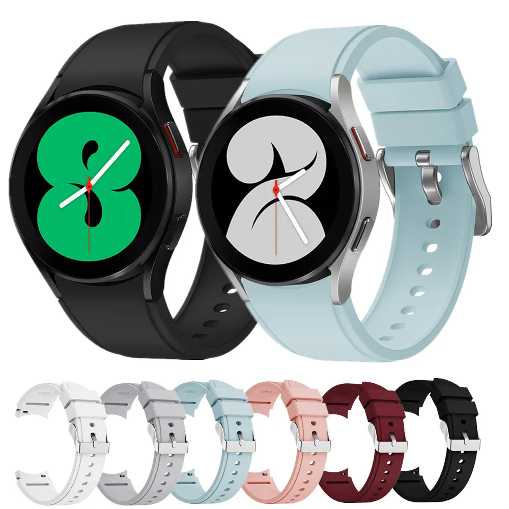 

Silicone Strap For Galaxy Watch 4 40mm 44mm Smart Watch Strap For Galaxy Watch 3 41mm Wrist Watchband For Gear S2 Classic