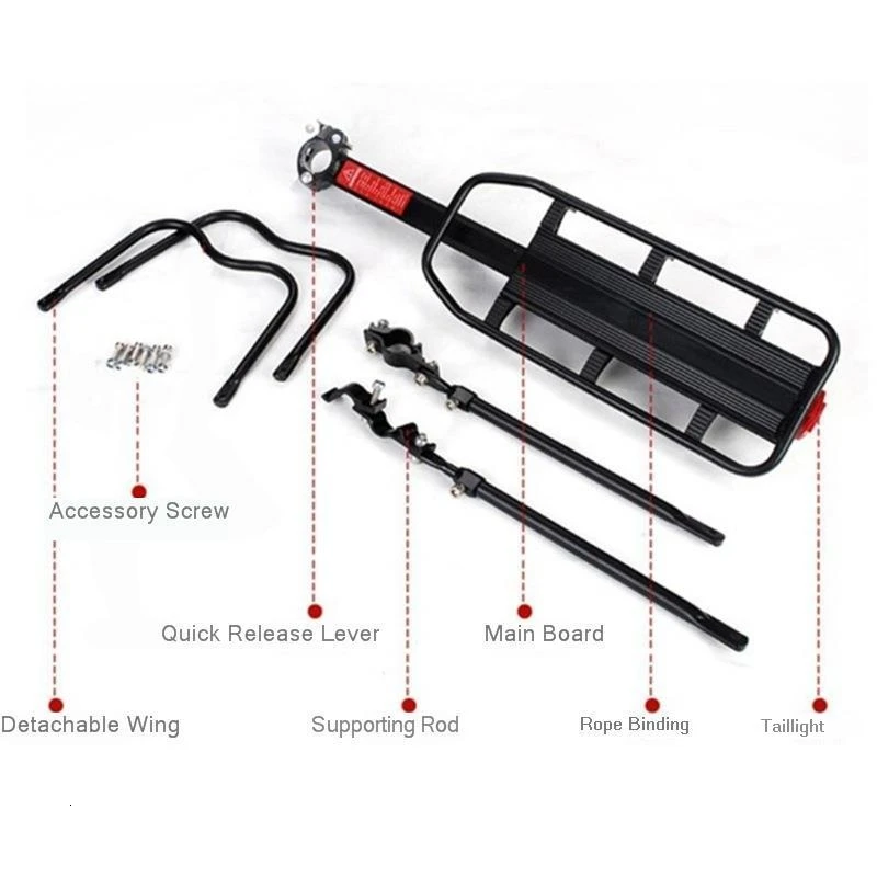 Полки для велосипедных товаров горных дорог велосипедная вешалка Съемная задняя