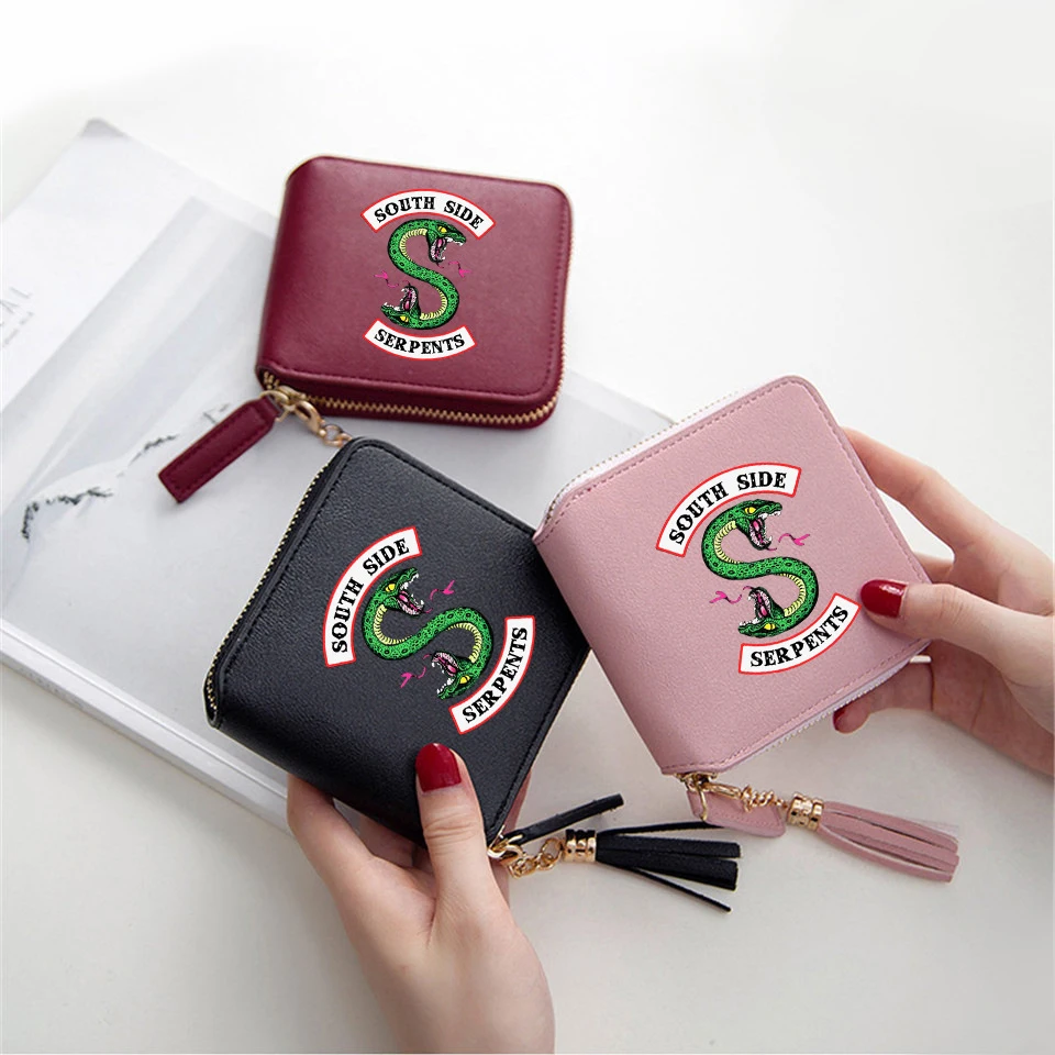 Речной долина город ривердейл короткий корейский кисточкой маленький кошелек