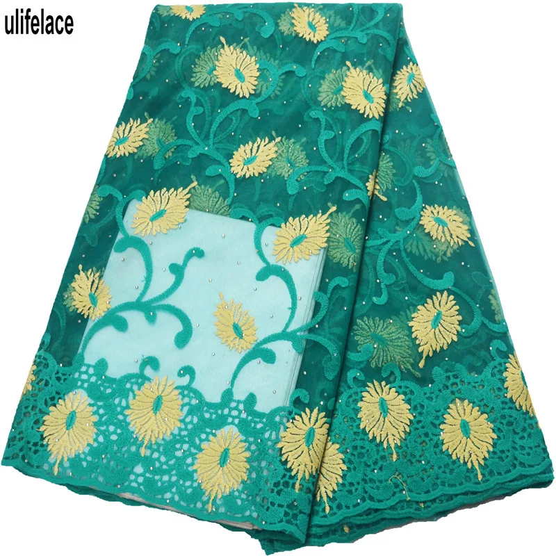 Высококачественная африканская кружевная ткань швейцарская вуаль