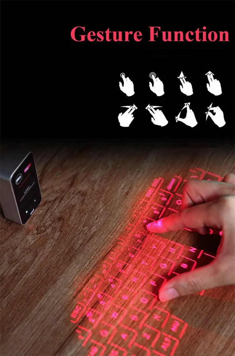 560S Клавиатура для мобильного телефона лазерная проекция Mi ni Классическая клавиатура для бизнеса Bluetooth для android оборудования настольного ноутбука iPad