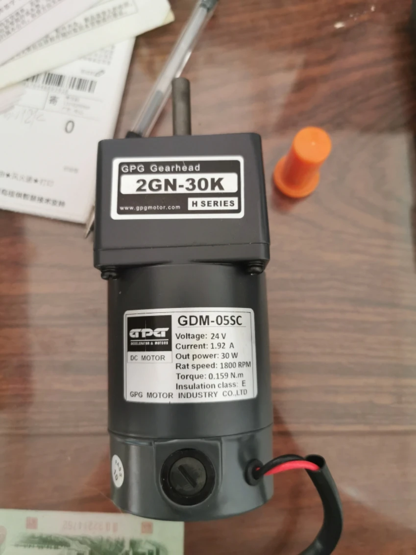 Motor 24v 30w 1.92a 1800rpm 2gn-30k dc Gpg Gdm-05sc