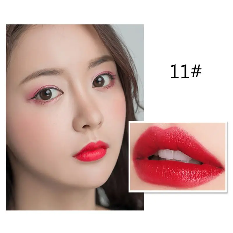 

Waterproof Dual Heads Lipstick Lip Gloss Pen Long Lasting Non-marking Hook Line Lip Pencil Cosmetic Easy To Color Sexy Tool