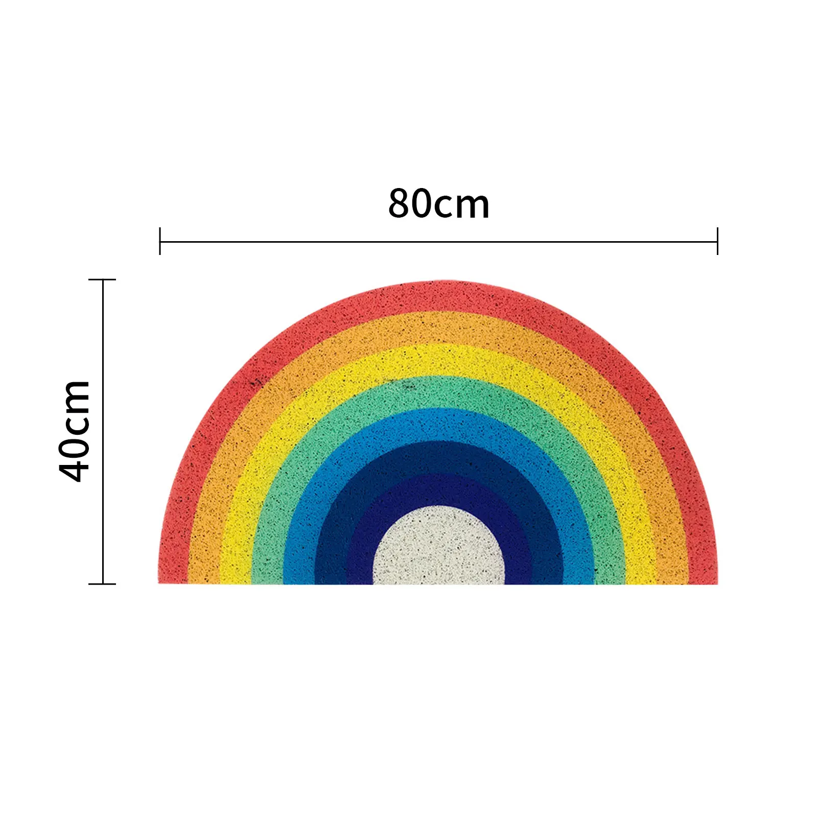 rainbow doormat semicircle floor mat bathroom childrens room decoration non slip mats cartoon rug waterproof carpet hot sale free global shipping