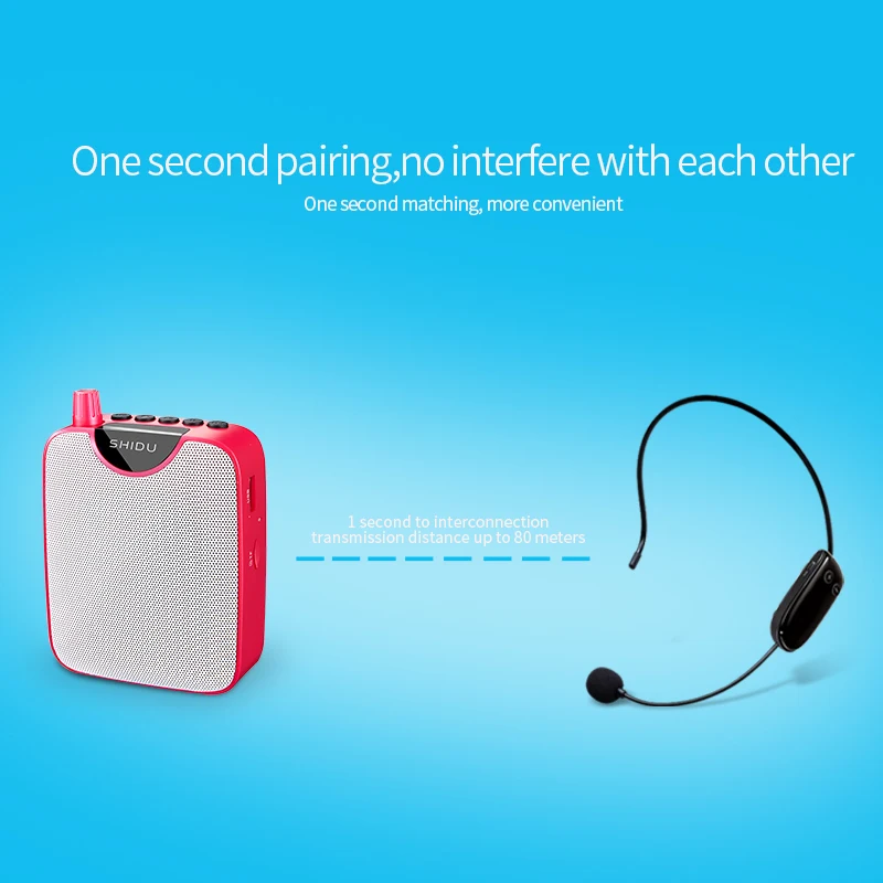 Профессиональный перезаряжаемый МегаФон компактный портативный беспроводной