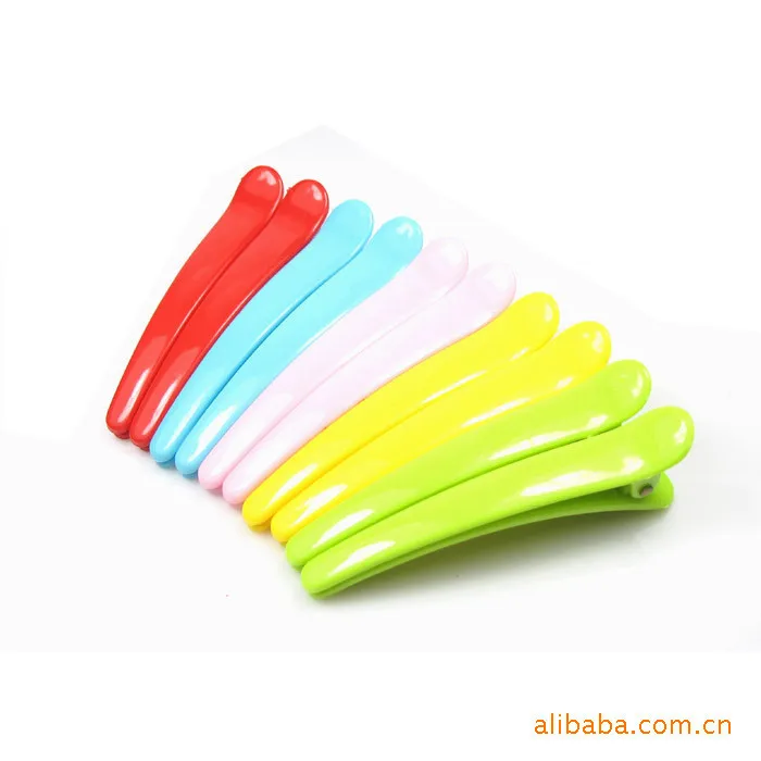 Простой 10 см Зажим для рта утки в твердом переплете конфетный цвет зажим с