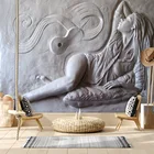 3d скульптура Женская настенная бумага s для гостиной Нетканая Абстрактная живопись стены бумага в рулонах диван фон фрески наклейки