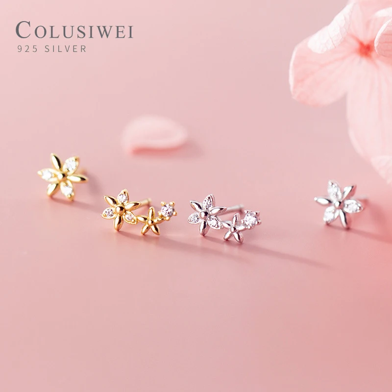 

Серьги женские из серебра 925 пробы, с цирконием, асимметричные