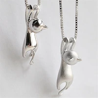 sweet fashion lovely necklace tiny cute cat pendants odd fancy jewelry charm pendant necklace