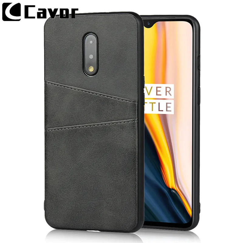 

Back card slot case For OnePlus 7 Cases Cover Mobile Phone Accessories Leather Case For 1+7 Cover