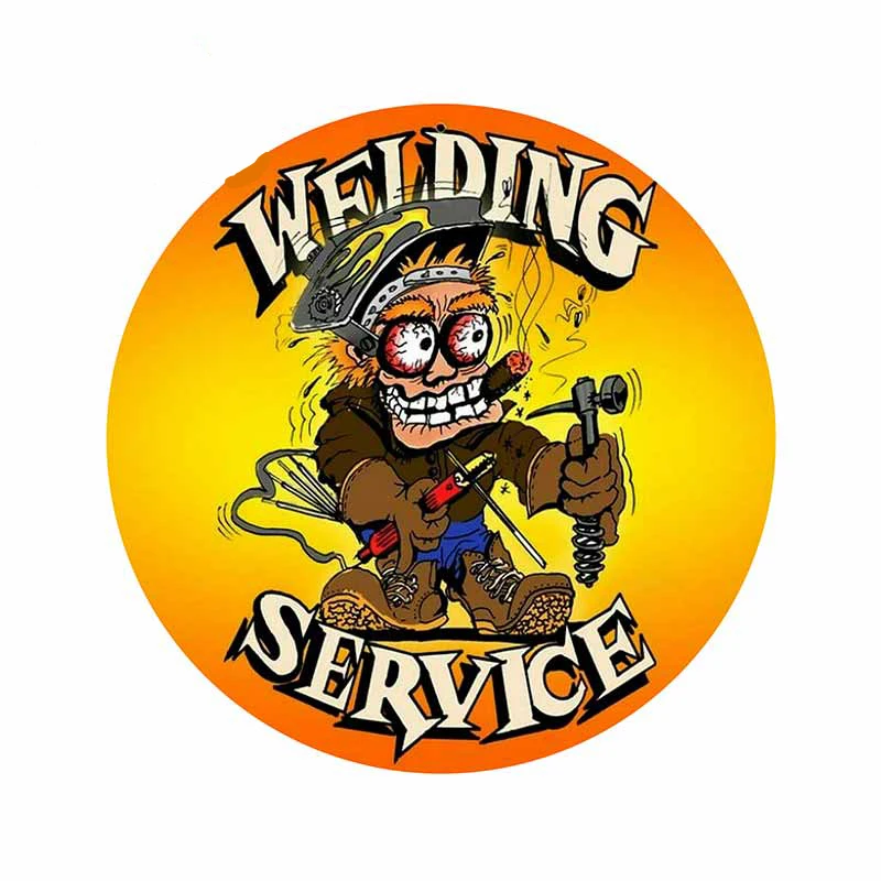 

Сумасшедший сварочный аппарат, сварочный сервис, устойчивый к царапинам холодильник, аниме, автомобильные наклейки, лобовое стекло, бампер, мотоциклетный шлем, наклейка на багажник