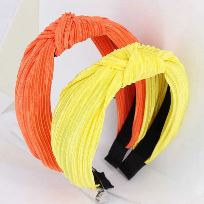 Перекрещивающиеся повязки на голову завязанные для волос девушек тюрбан Широкий