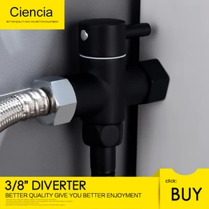 Бесплатная доставка, 3-ходовой отводящий клапан, латунный запорный клапан 38 дюйма-1217 T, адаптер для линии водопроводной линии туалета