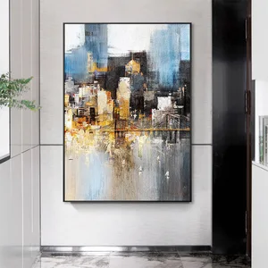 Oil Painting Hand-painted Wall Decorative Painting Handmade Abstract Urban Modern Hanging Painting Wall Art Home Decoration Oil Painting Hand-painted Wall Decorative Painting Handmade Abstract Urban Modern Hanging Painting Wall Art Home Decoration