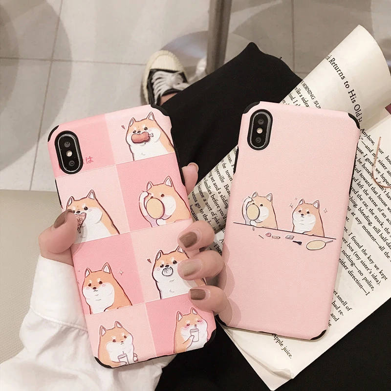 Симпатичные Шиба ину рельефные чехлы для huawei P30 P20Lite mate 20 Pro мягкий чехол для Honor 8X10 20 V20 9X Play Nova 3 3i 4 5Pro 5i